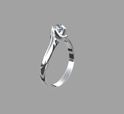 Women rings 2115 | 3d print model
