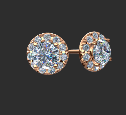 Earrings 2127 | 3d print model