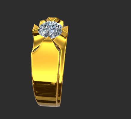 Men rings 2138 | 3d print model