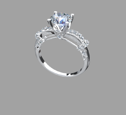 Women rings 2140 | 3d print model