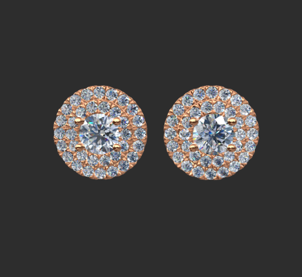 Earrings 2155 | 3d print model