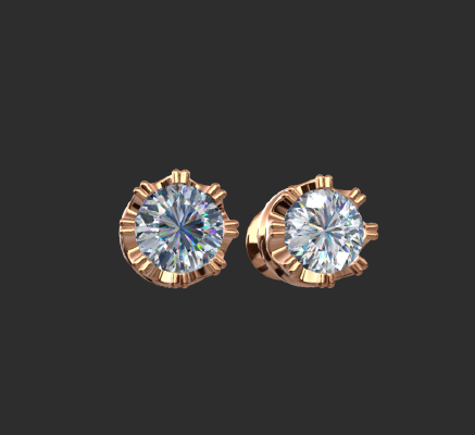 Earrings 2163 | 3d print model