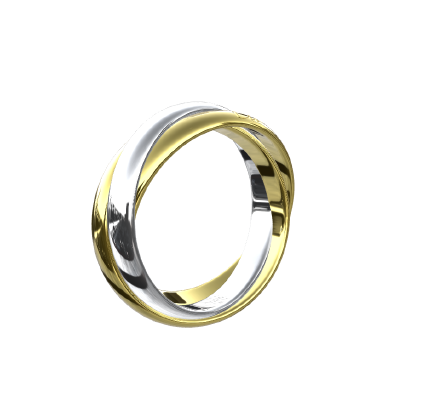 Fashion ring 2182 | 3d print model