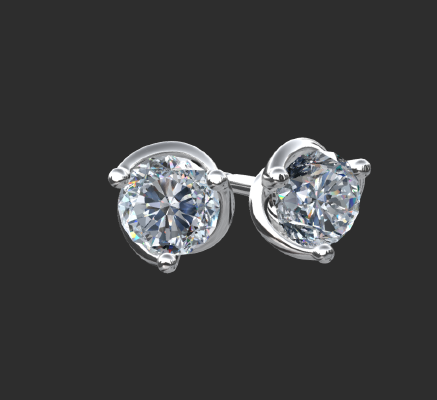 Earrings 2185 | 3d print model