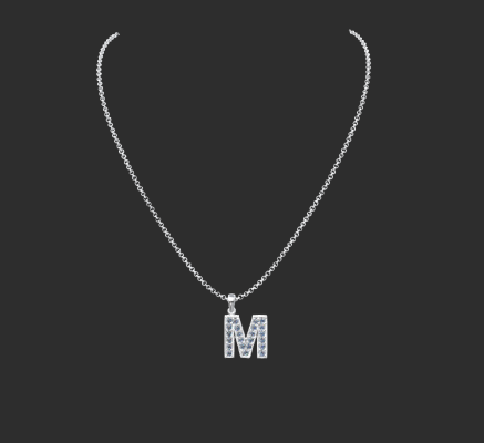 Pendant & Necklace 2187 | 3d print model