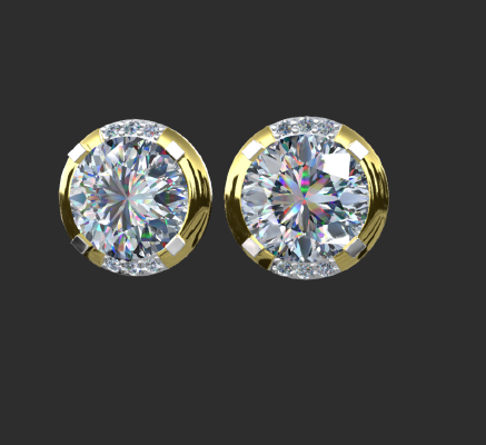 Earrings 2190 | 3d print model