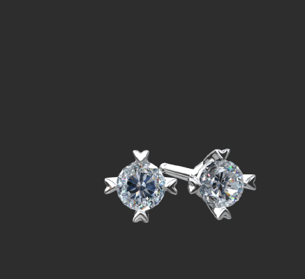 Earrings 2222 | 3d print model