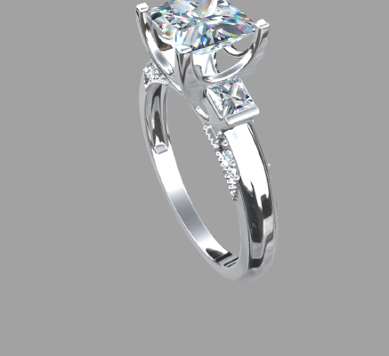 Women rings 2234 | 3d print model