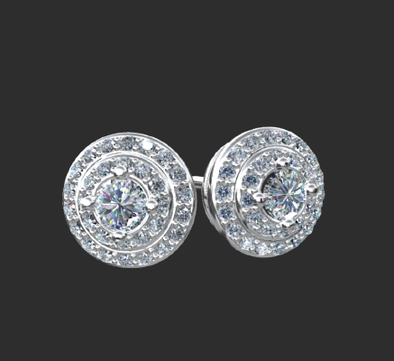 Earrings 2243 | 3d print model