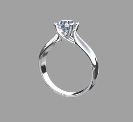 Women rings 2244 | 3d print model