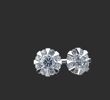 Earrings 2246 | 3d print model