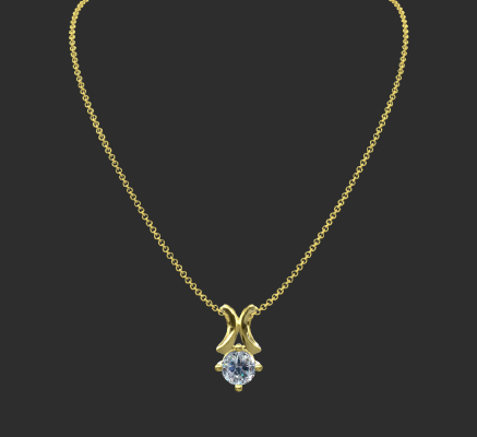 Pendant & Necklace 2265 | 3d print model