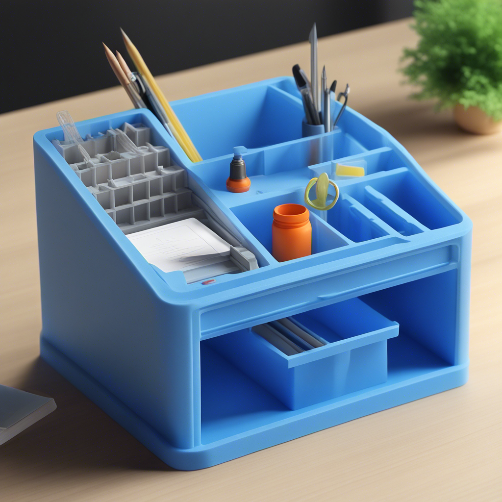 3D Printed Desk Organizer | Files to download and to 3D print for free ...