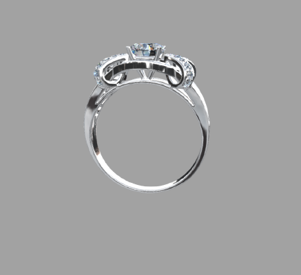 Women rings 2273 | 3d print model