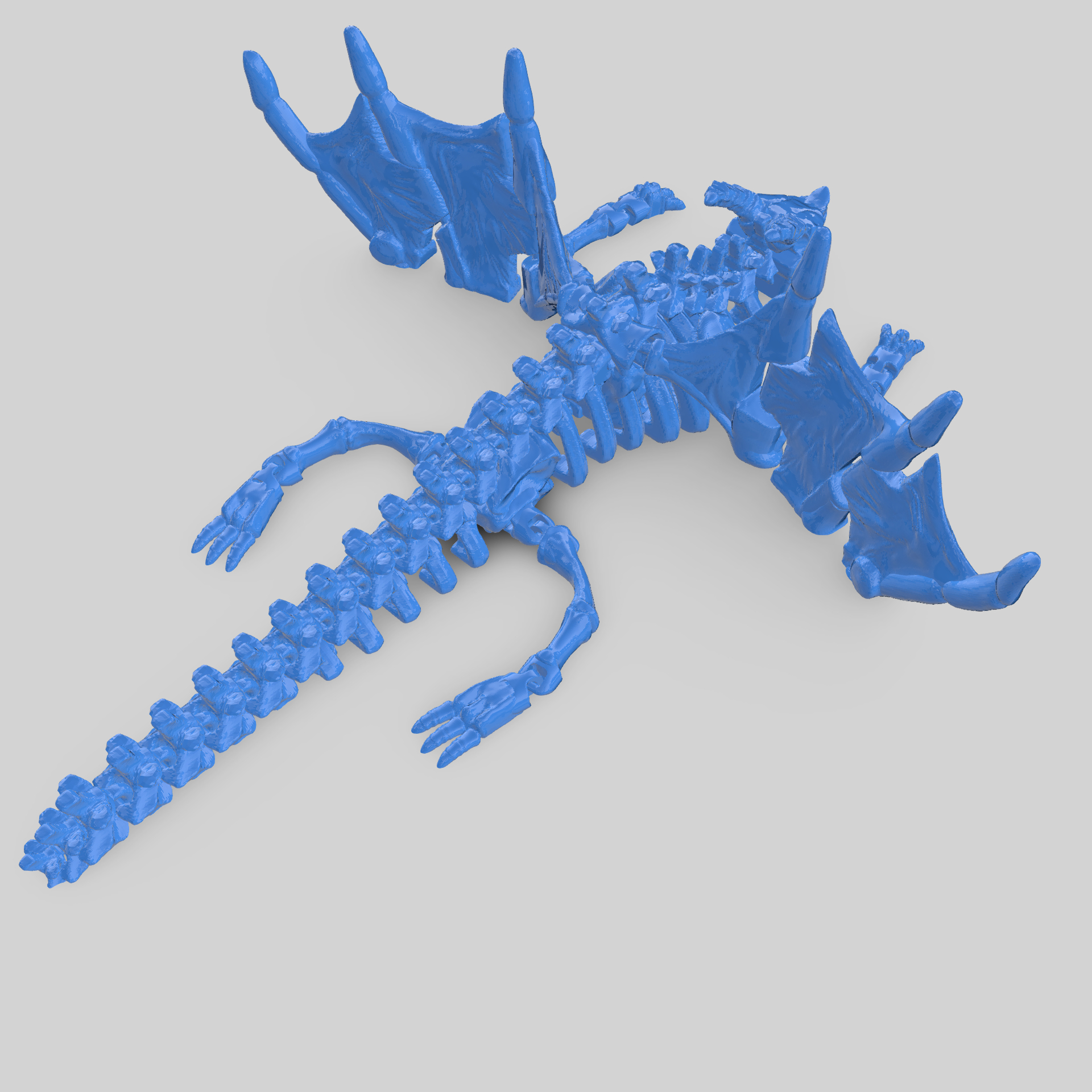 3D printed Articulated dragon