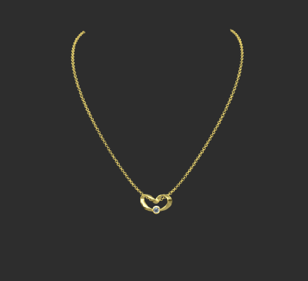 Pendant & Necklace 2280 | 3d print model