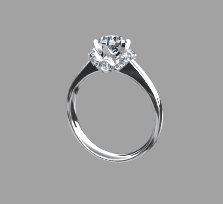 Women rings 2291 | 3d print model