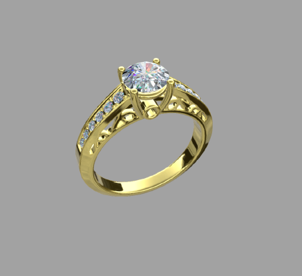 Women rings 2296 | 3d print model