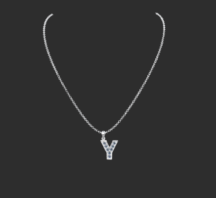 Pendant & Necklace 2302 | 3d print model