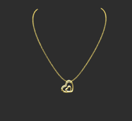 Pendant & Necklace 2322 | 3d print model