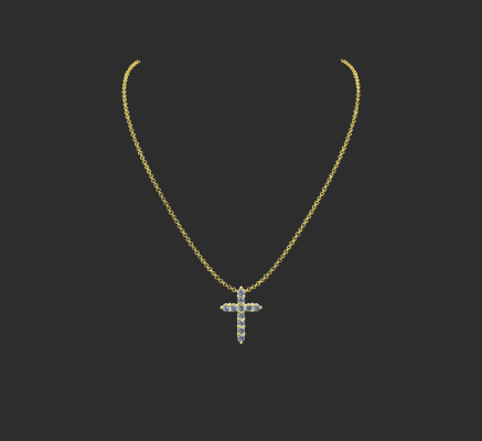 Pendant & Necklace 2331 | 3d print model