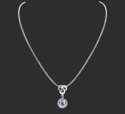 Pendant & Necklace 2332 | 3d print model