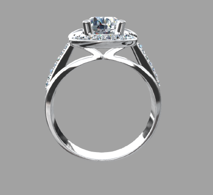 Women rings 2335 | 3d print model