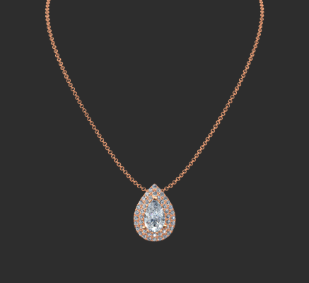 Pendant & Necklace 2355 | 3d print model