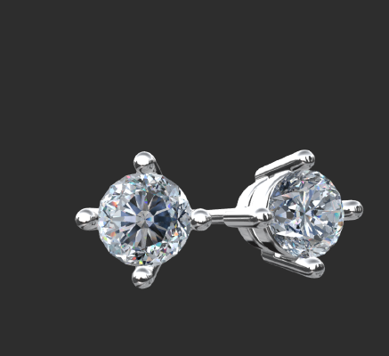 Earrings 2366 | 3d print model