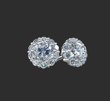 Earrings 2369 | 3d print model