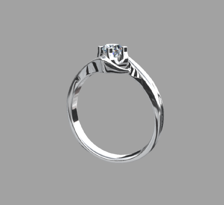 Women rings 2371 | 3d print model