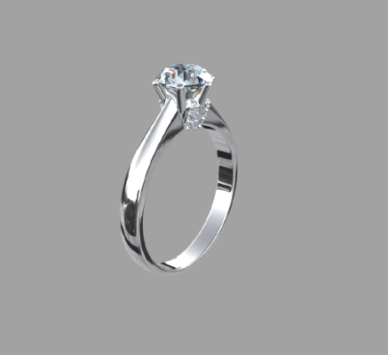 Women rings 2384 | 3d print model