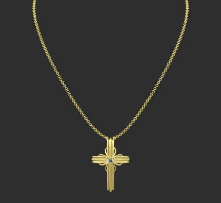 Pendant & Necklace 2389 | 3d print model