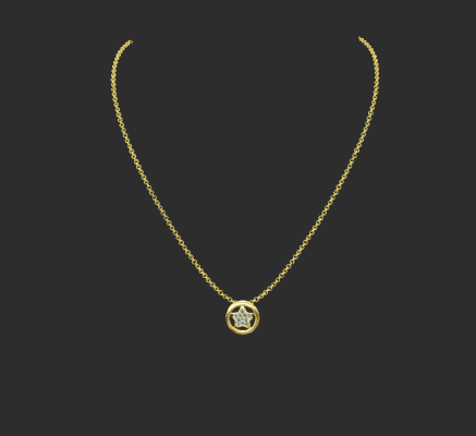 Pendant & Necklace 2398 | 3d print model