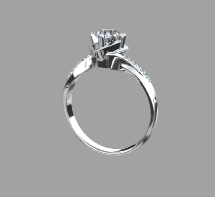 Women rings 2403 | 3d print model