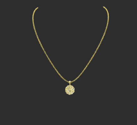 Pendant & Necklace 2404 | 3d print model