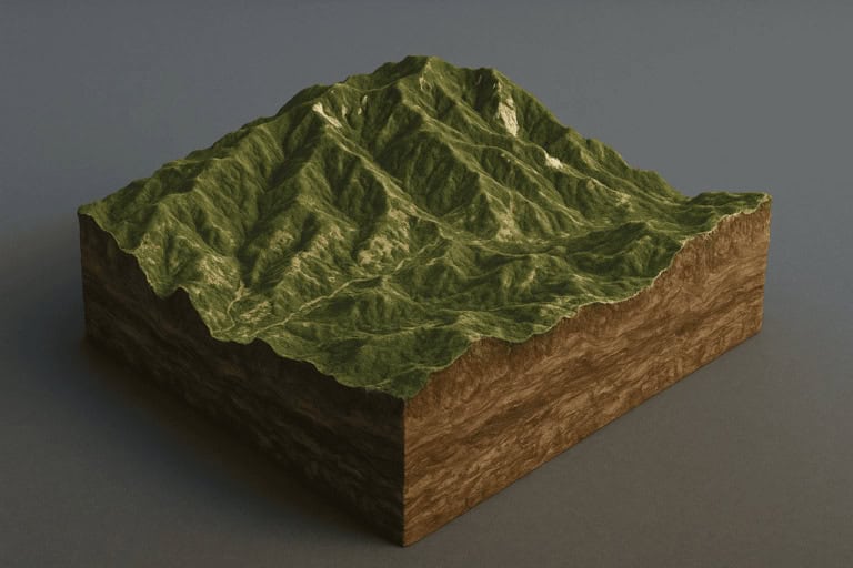 Philippine map 3d